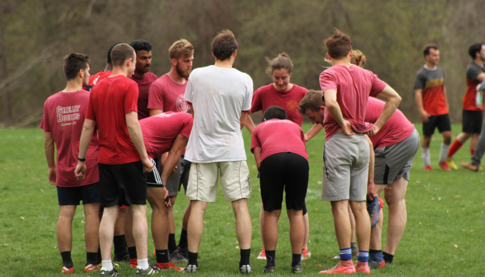 TAC postgame huddle