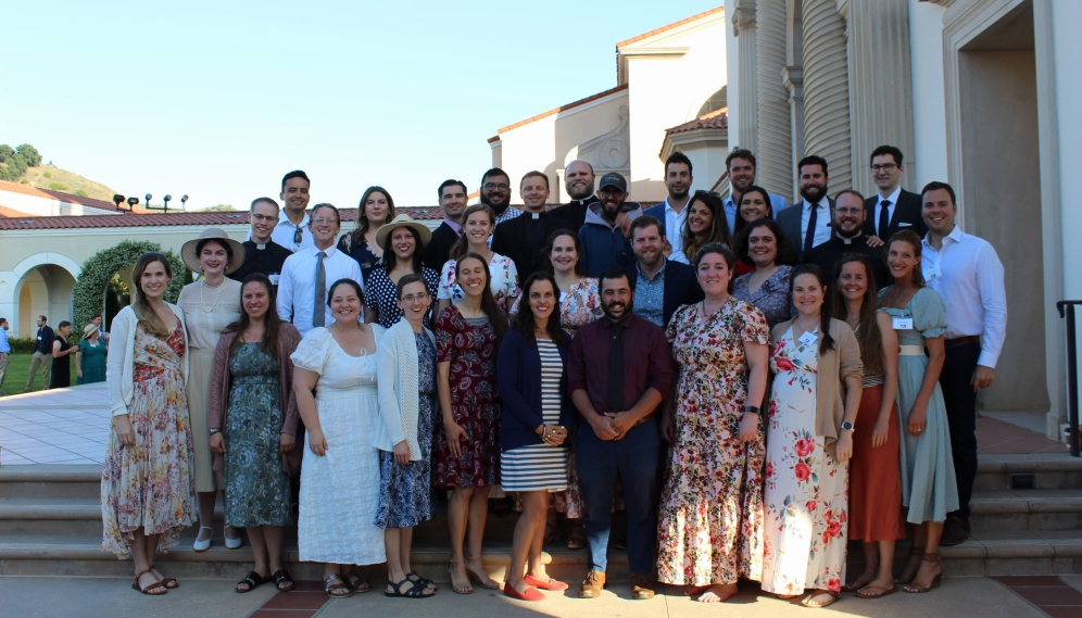 Another class poses for their photo on the Chapel steps