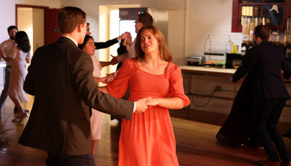 Everyone has a good dance?