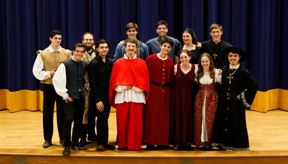 Student thespians put on a production of a man for all seasons