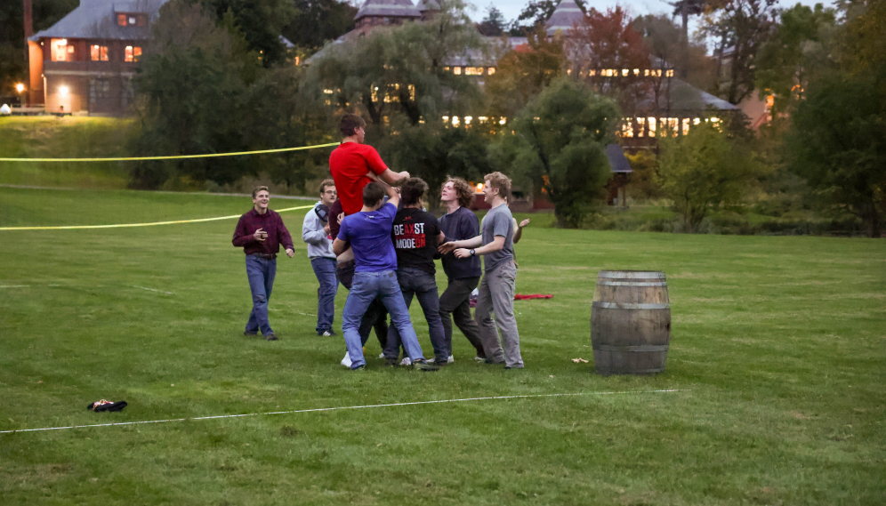 I think this is a game where you carry a guy a great distance?