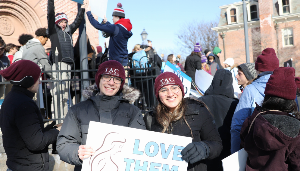 New England students walk for life in springfield