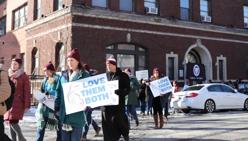 New England students walk for life in springfield