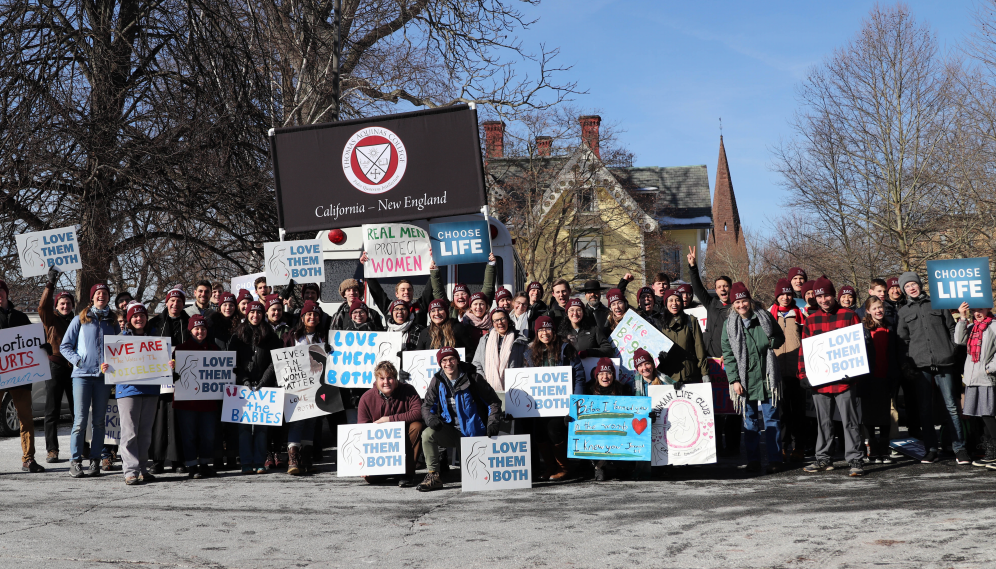 New England students walk for life in springfield