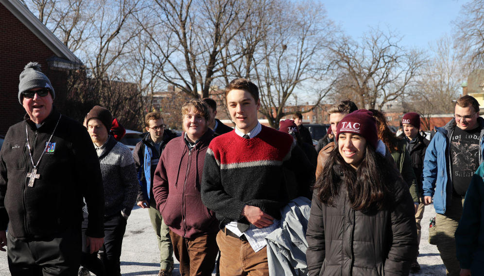 New England students walk for life in springfield