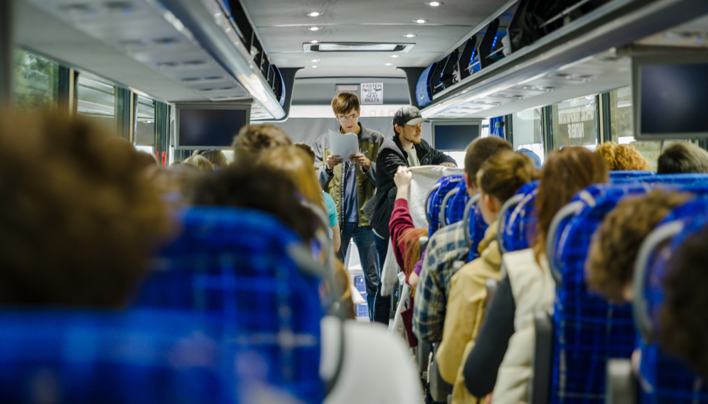 Students depart for Walk for Life West Coast