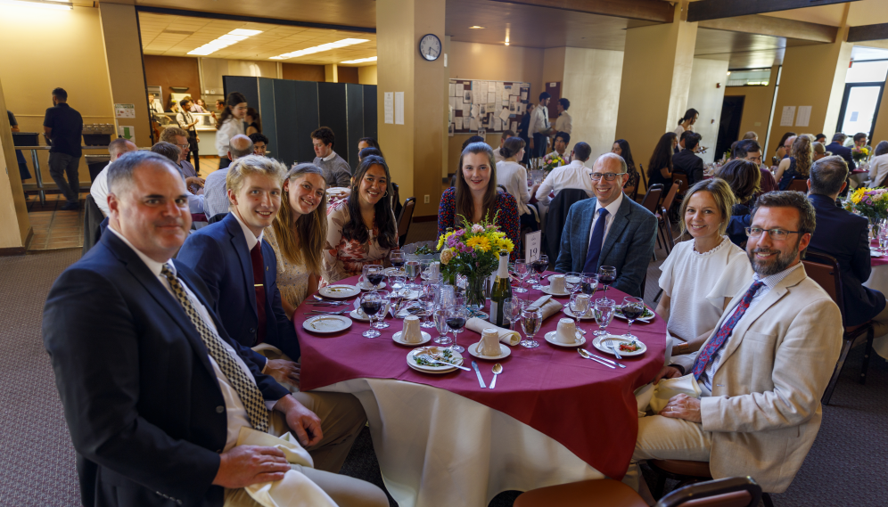 Faculty Bids Farewell to Class of 2024 at President’s Dinner