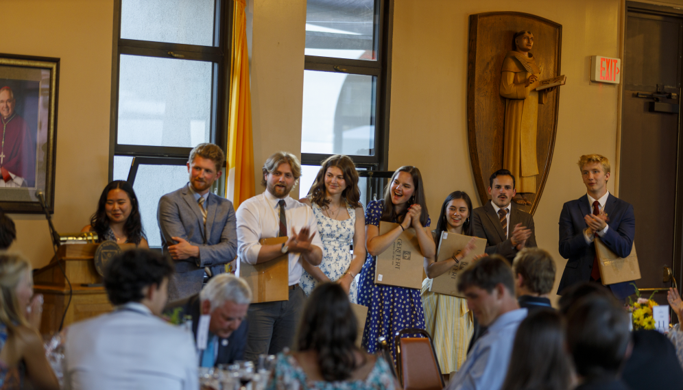 Faculty Bids Farewell to Class of 2024 at President’s Dinner