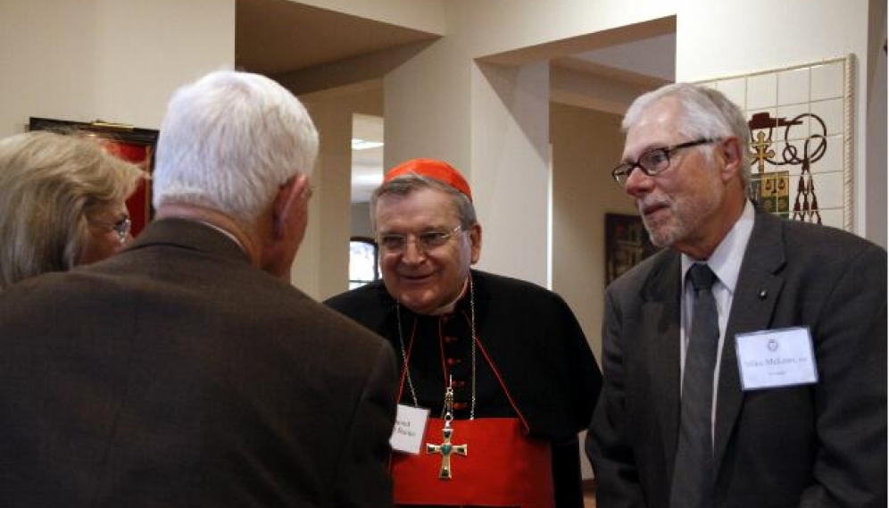 Cardinal Burke 2016 -- Reception and Dinner