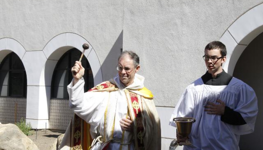 Columbus Statue Blessing 2018