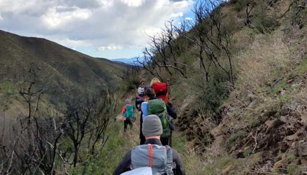 Fr. Paul Backpacking Trip to Topatopa Peak 2019