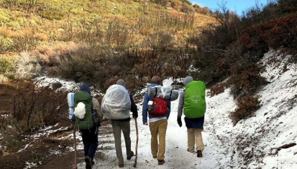 Fr. Paul Backpacking Trip to Topatopa Peak 2019