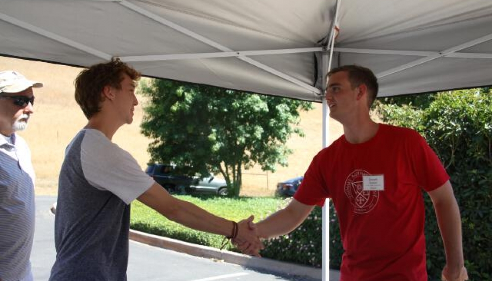 Students arrive for the 2018 High School Summer Program