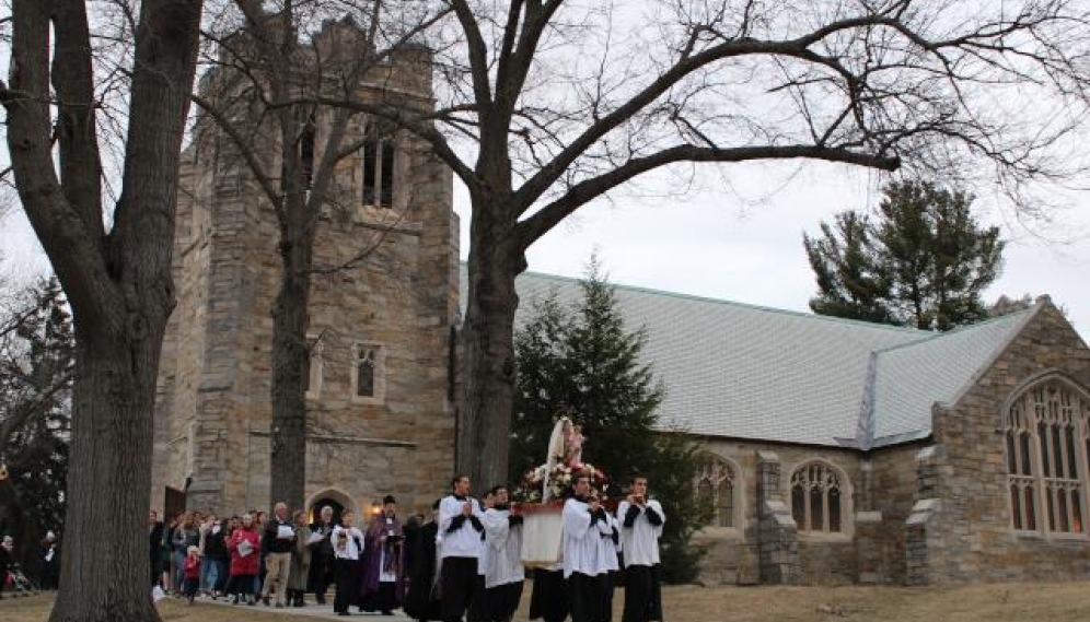 New England Rosary Procession March 2020