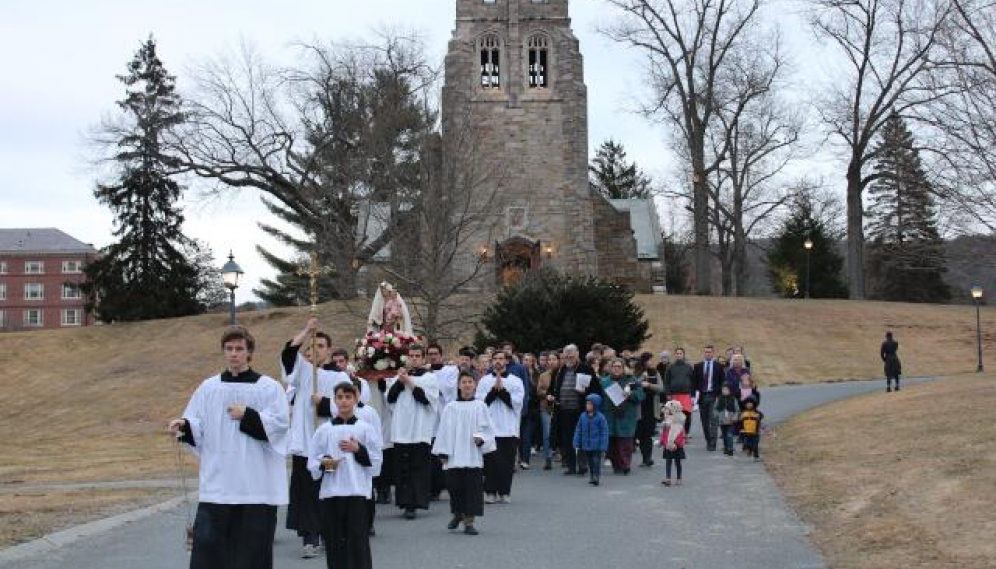 New England Rosary Procession March 2020