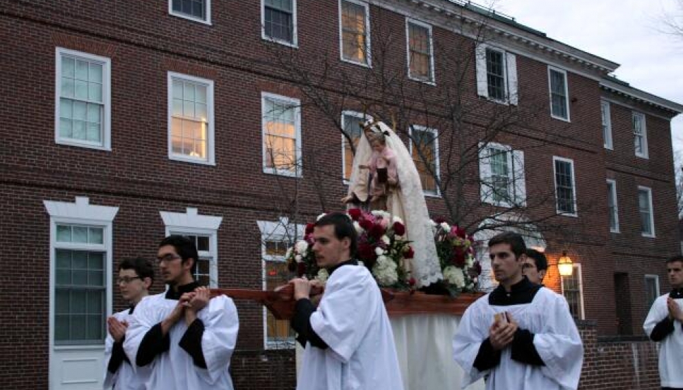 New England Rosary Procession March 2020