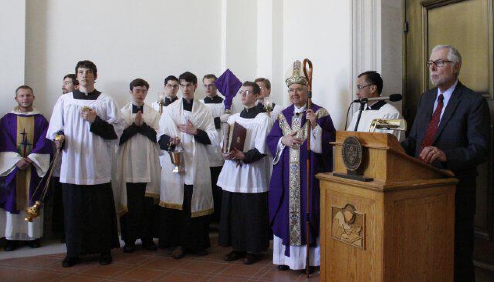 Chapel Benefactor Plaque Blessing 2014