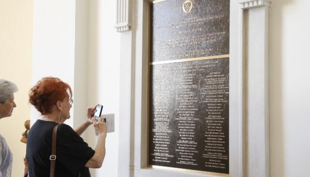 Chapel Benefactor Plaque Blessing 2014