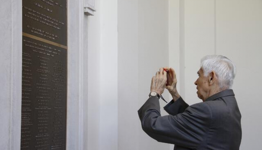 Chapel Benefactor Plaque Blessing 2014