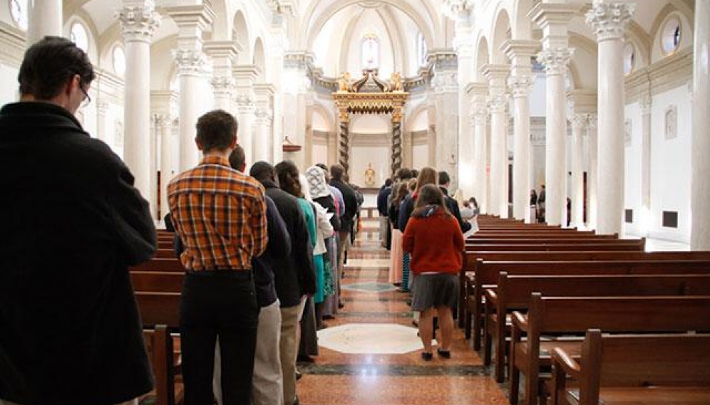 St. Thomas Relic Blessing Fall 2015