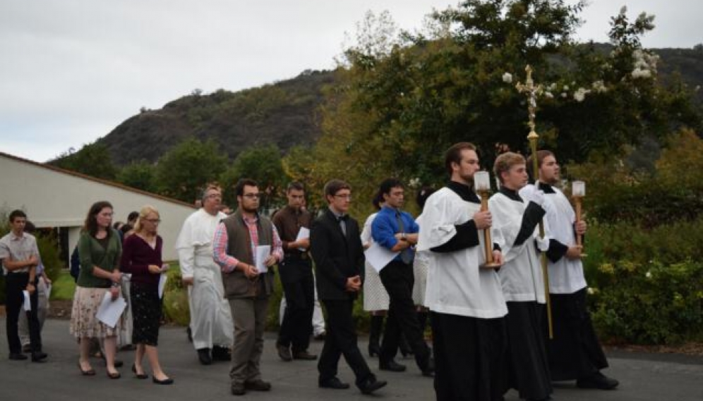 Our Lady of Sorrows Rosary Procession 2015