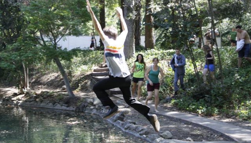 Senior Pond-Jumping 2014