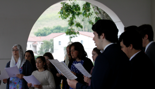 Members of the Thomas Aquinas College Choir