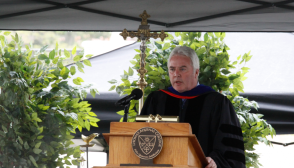 Dr. Paul O'Reilly delivers the first reading