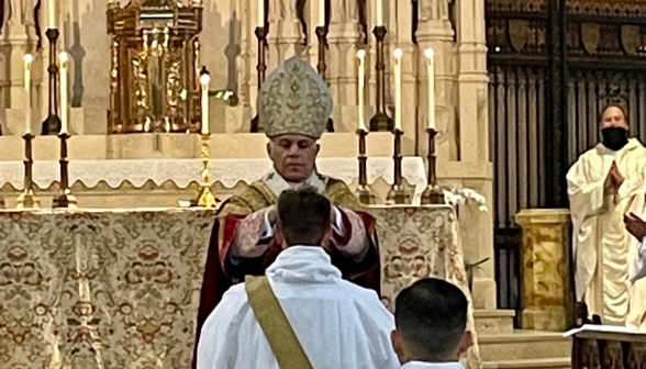 Bishop Cordileone ordains Rev. John Winkowitsch, O.P. (’04)