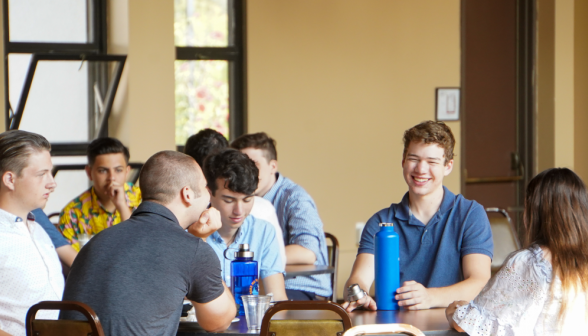 Students at lunch