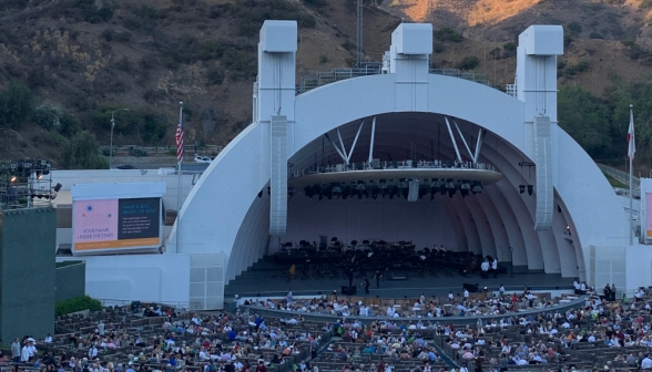 Pre-show: the dome of the Bowl itself