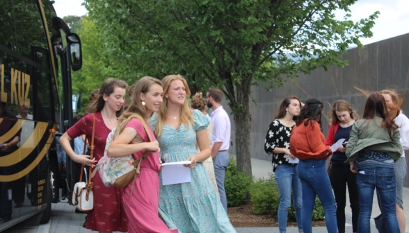 Students at the Clark Institute