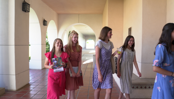 Students demonstrate Euclidian propositions