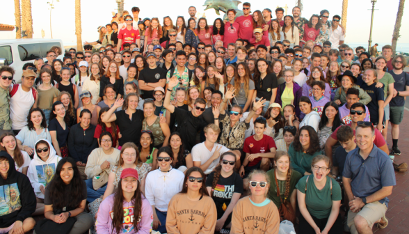 All the HSSP students pose together for a group photo