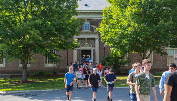 Students stream out of Olivia