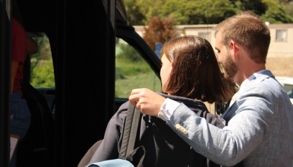 California High School Summer Program arrival
