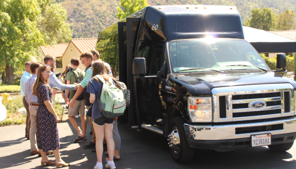 California High School Summer Program arrival