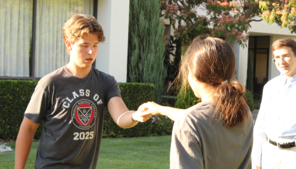 Students dance