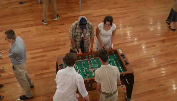 Four play doubles foosball