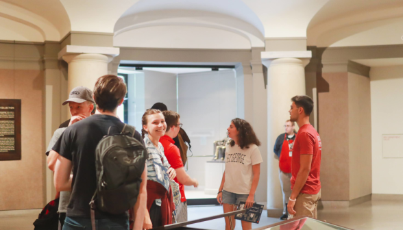 Students at Boston's Museum of Fine Arts