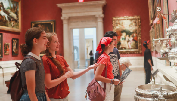 Students at Boston's Museum of Fine Arts