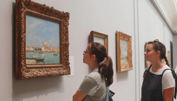 Students at Boston's Museum of Fine Arts