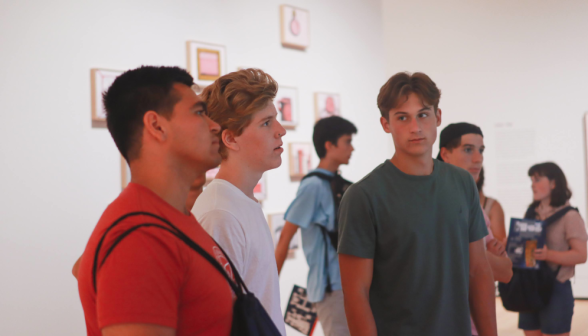 Students at Boston's Museum of Fine Arts