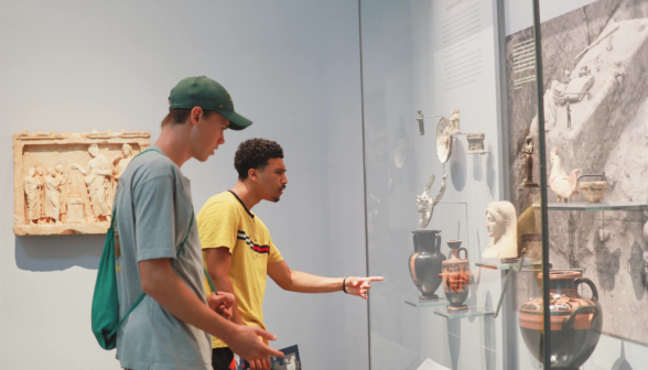 Students at Boston's Museum of Fine Arts