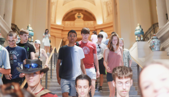 Students at Boston's Museum of Fine Arts