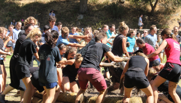 Mud fight!