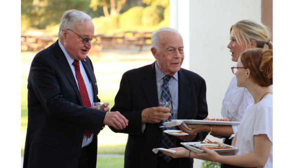 Reception in honor of Michael and Lynda McLean