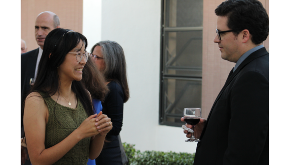 Reception in honor of Michael and Lynda McLean