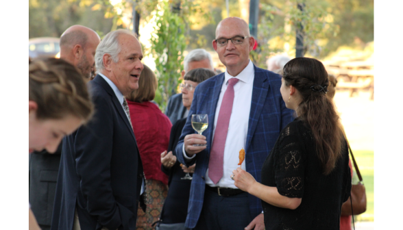Reception in honor of Michael and Lynda McLean