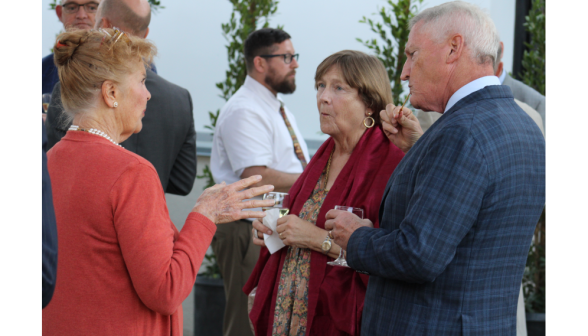 Reception in honor of Michael and Lynda McLean